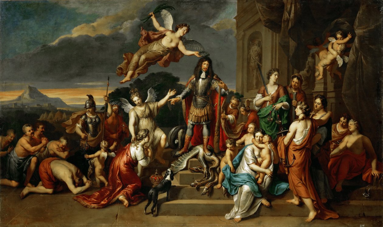 Allegori om kejsar Leopold I:s regeringstid, ca 1672 av Gerard Hoet