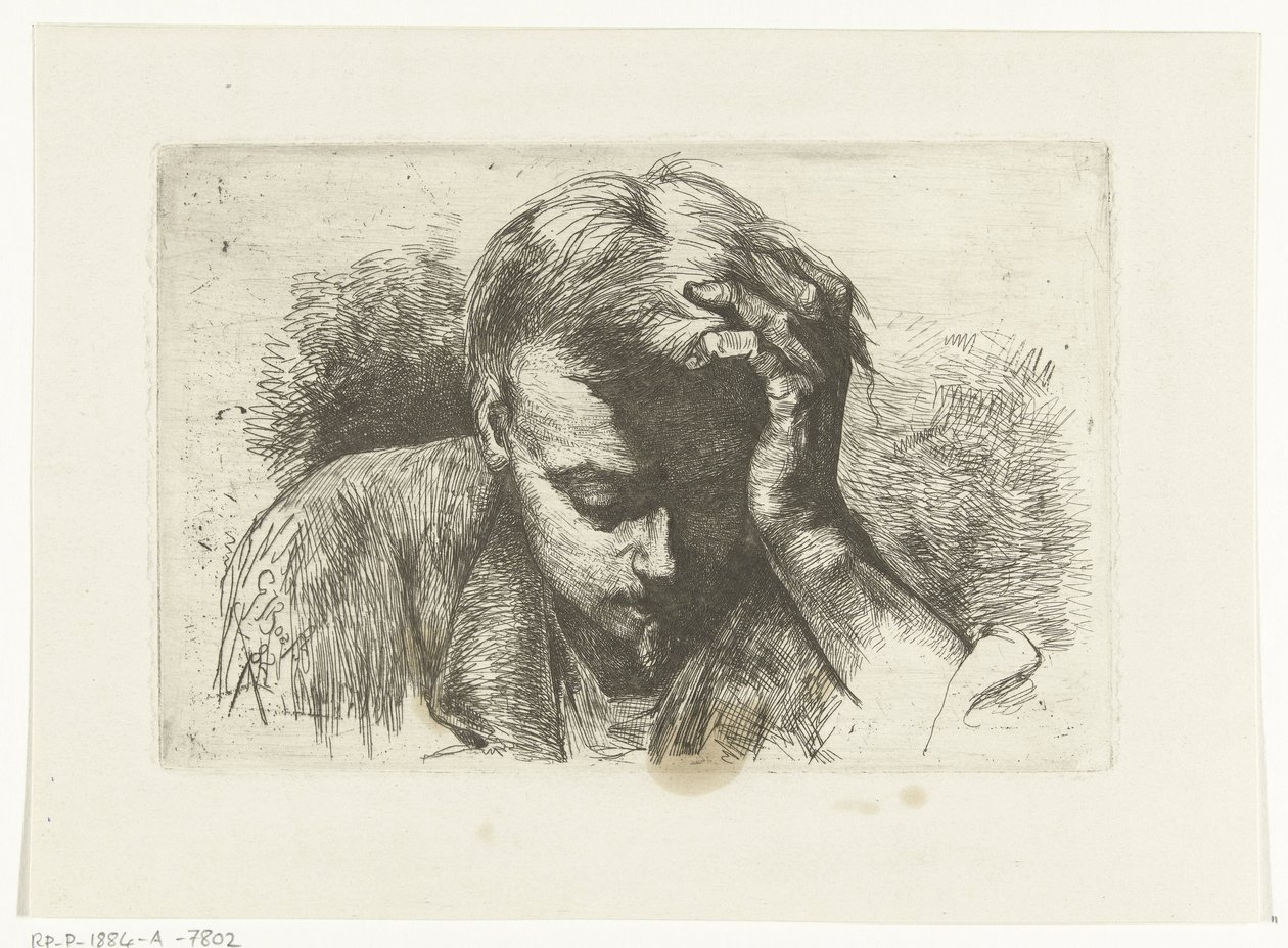 Självporträtt av Gerard Jan Bos