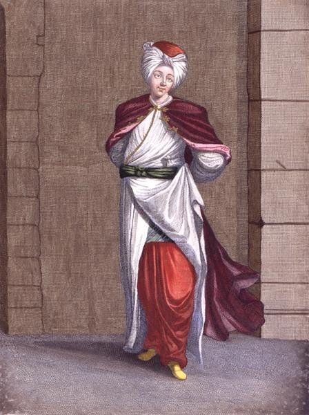 Tchelebi, en ung turkisk herre av Gerard Jean Baptiste Scotin