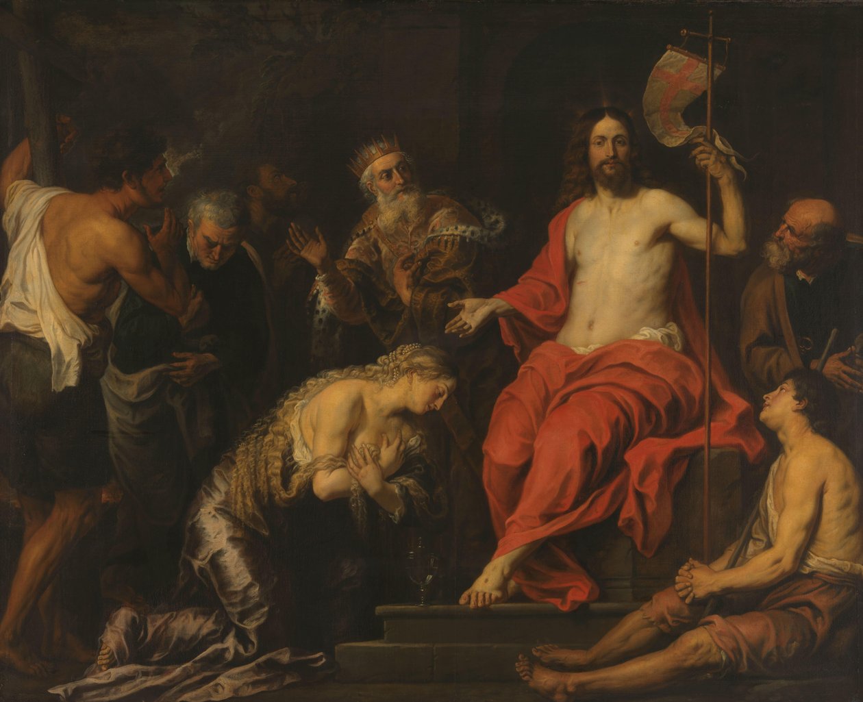 Kristus och de ångerfulla syndarna av Gerard Seghers