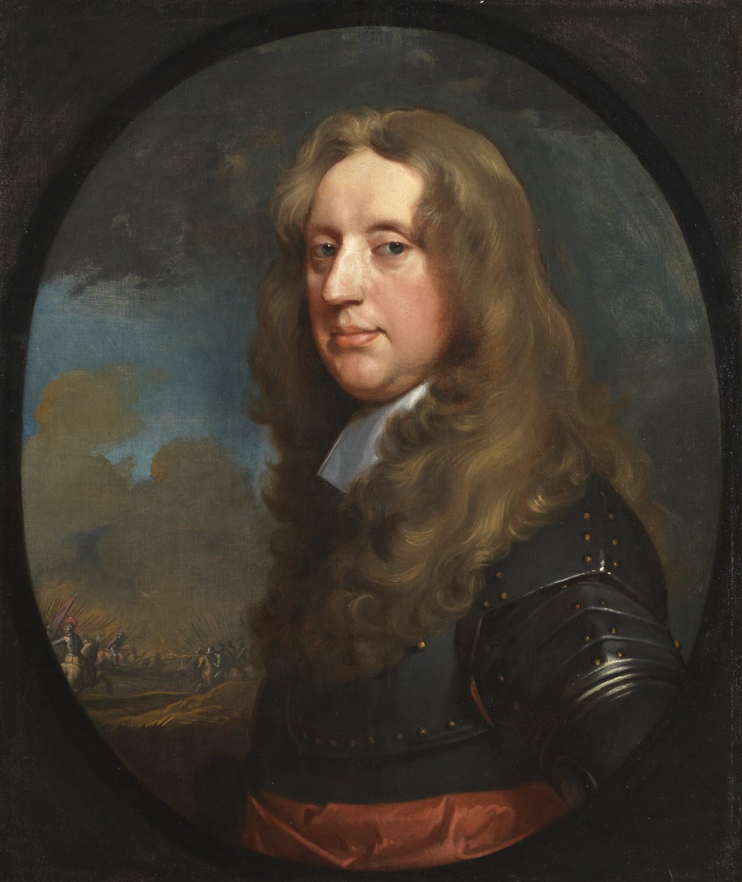 Porträtt av en royalistisk officer, 1646-49 av Gerard Soest