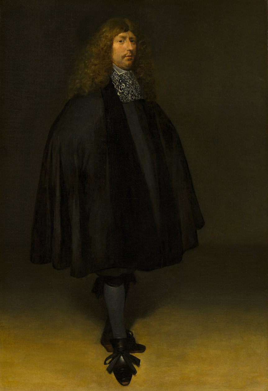 Självporträtt, ca 1668. av Gerard Ter Borch the Younger