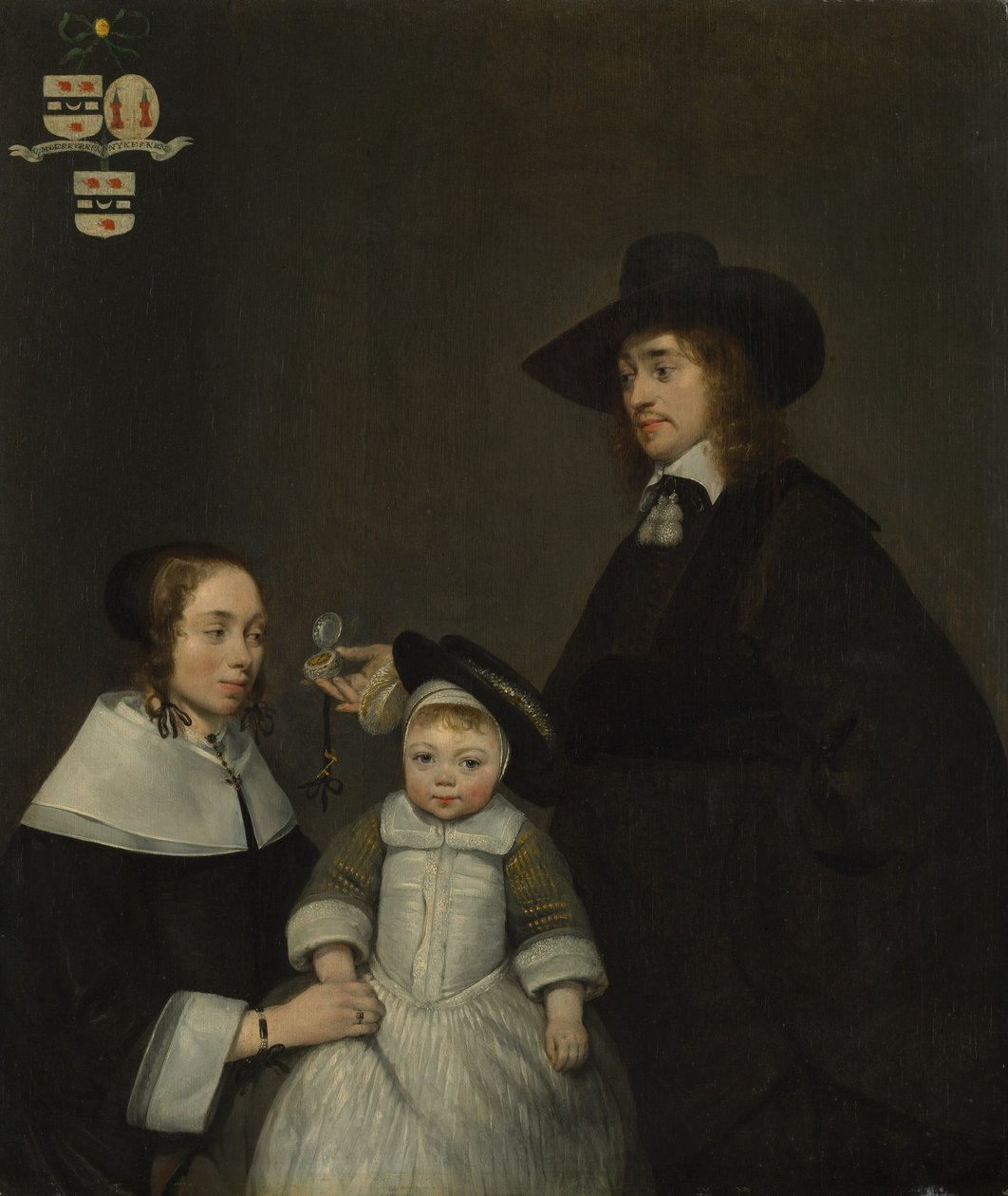 Familjen Van Moerkerken, ca 1653-54. av Gerard Terborch II