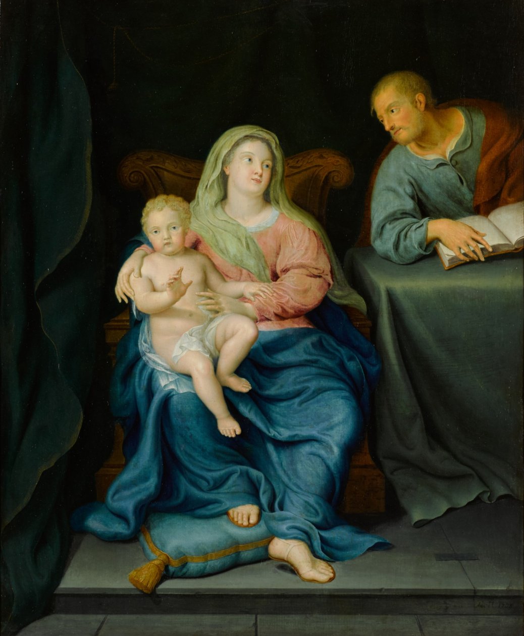 Den heliga familjen i hemmet av Gerard Wigmana