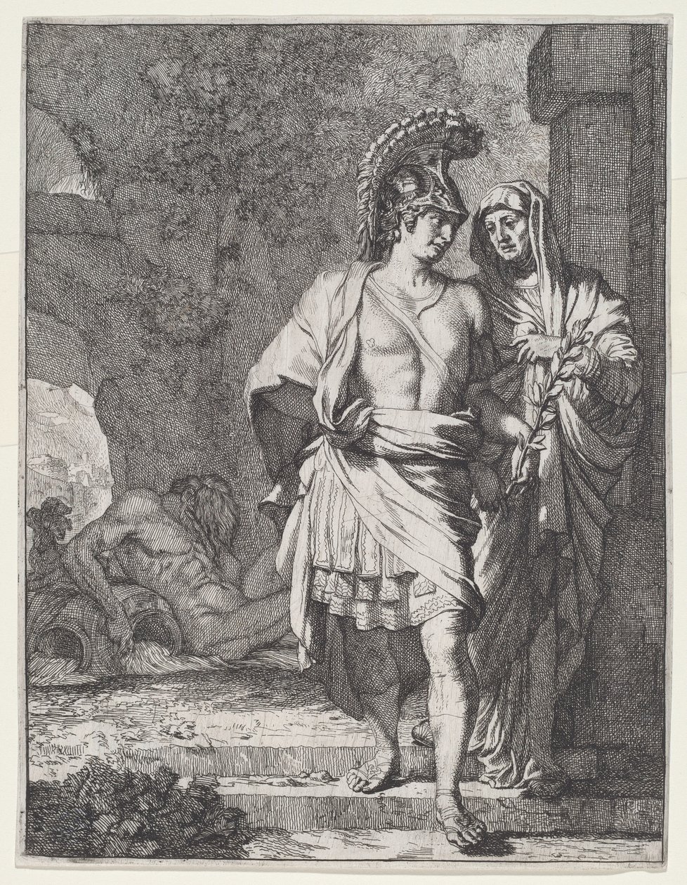 Aeneas och Sibylla av Gerard de Lairesse