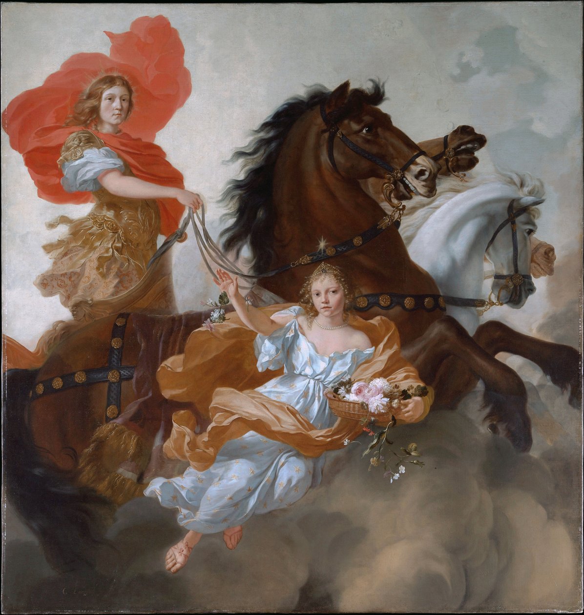 Apollo och Aurora av Gerard de Lairesse