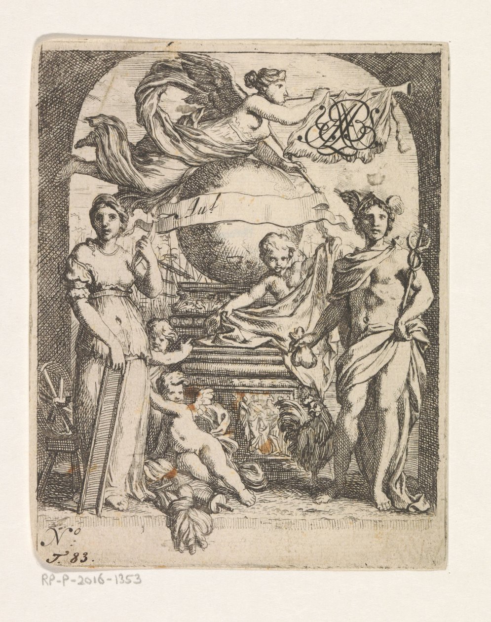 Merkurius och vävkonsten av Gerard de Lairesse