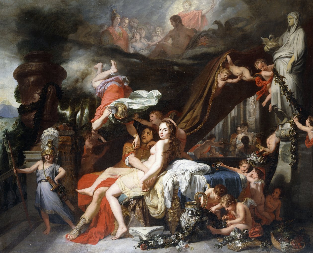 Mercury beordrar Calypso att släppa Ulysses av Gerard de Lairesse