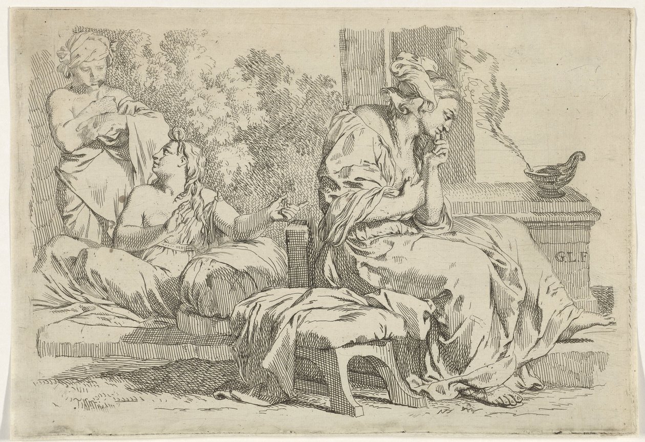 Tystnad och pratsamhet av Gerard de Lairesse