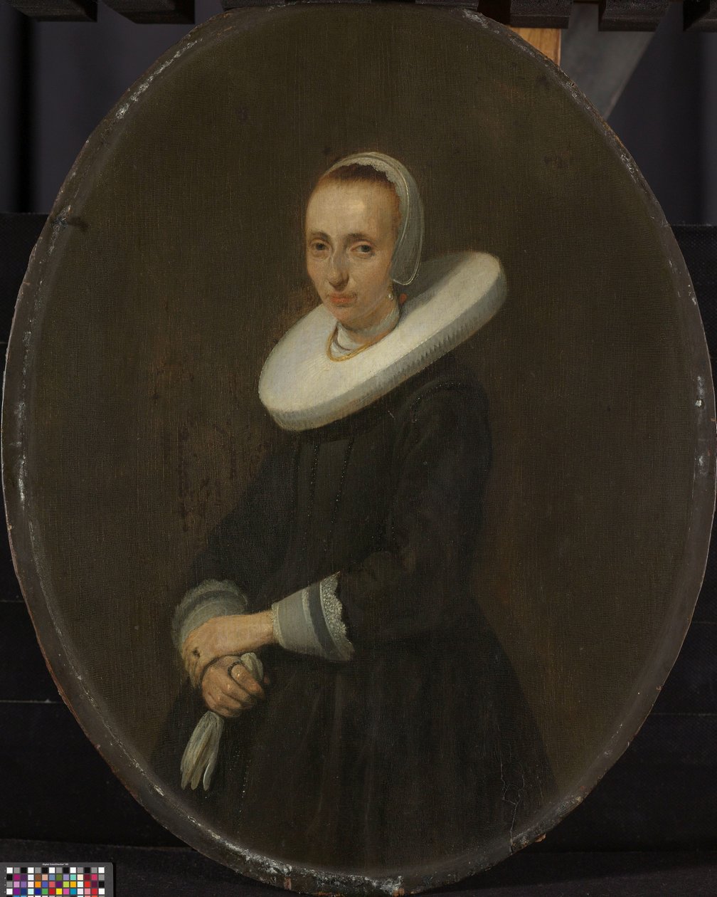 Johanna Bardoel (d. 1667). Hustru till Gerard the Schalke av Gerard ter Borch (II)