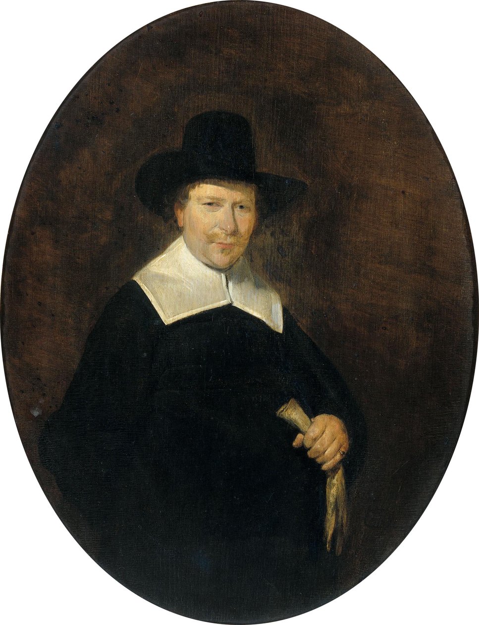 Gerard Abrahamsz van der Schalcke (1609-67). Klädhandlare i Haarlem av Gerard ter Borch