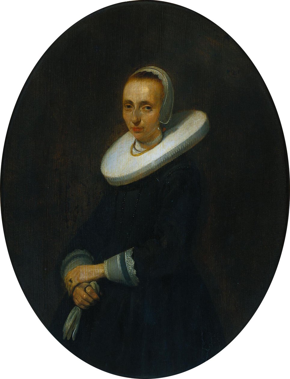 Johanna Bardoel (död efter 1667). Hustru till Gerard van der Schalcke av Gerard ter Borch