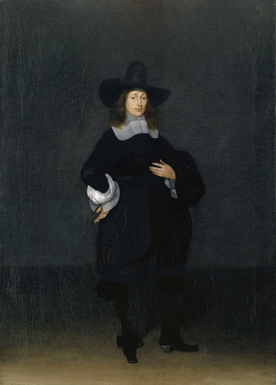 Porträtt av en man av Gerard ter Borch