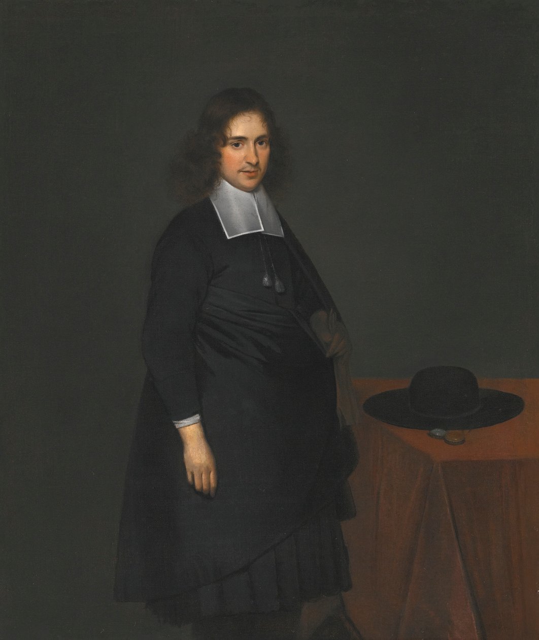 Porträtt av en ung man av Gerard ter Borch