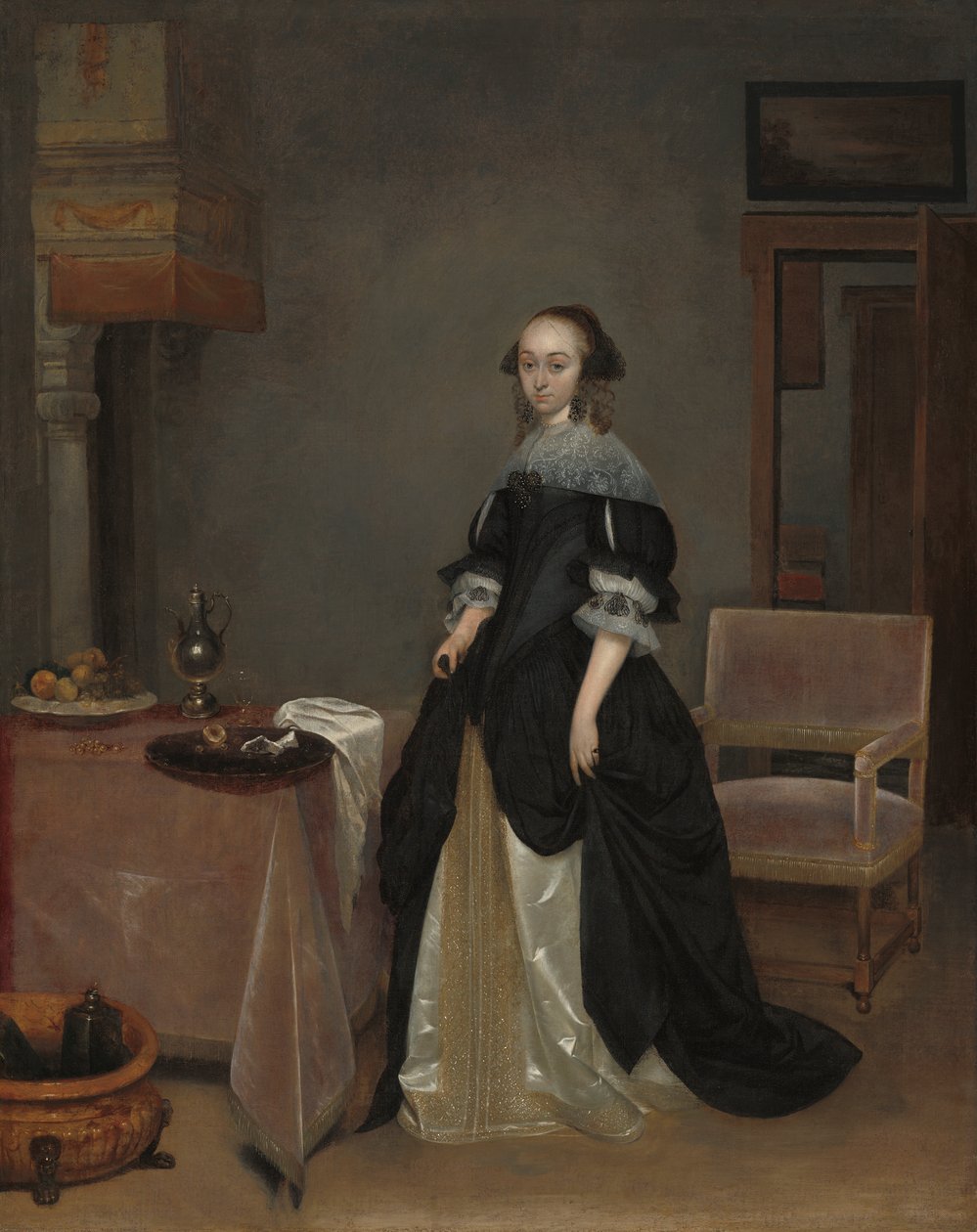 Maria av Suchtelen, c.1666 av Gerard ter Borch