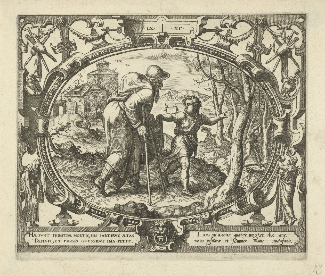 Man i en ålder av nittio Ten Ages of Man (serietitel) av Gerard van Groeningen