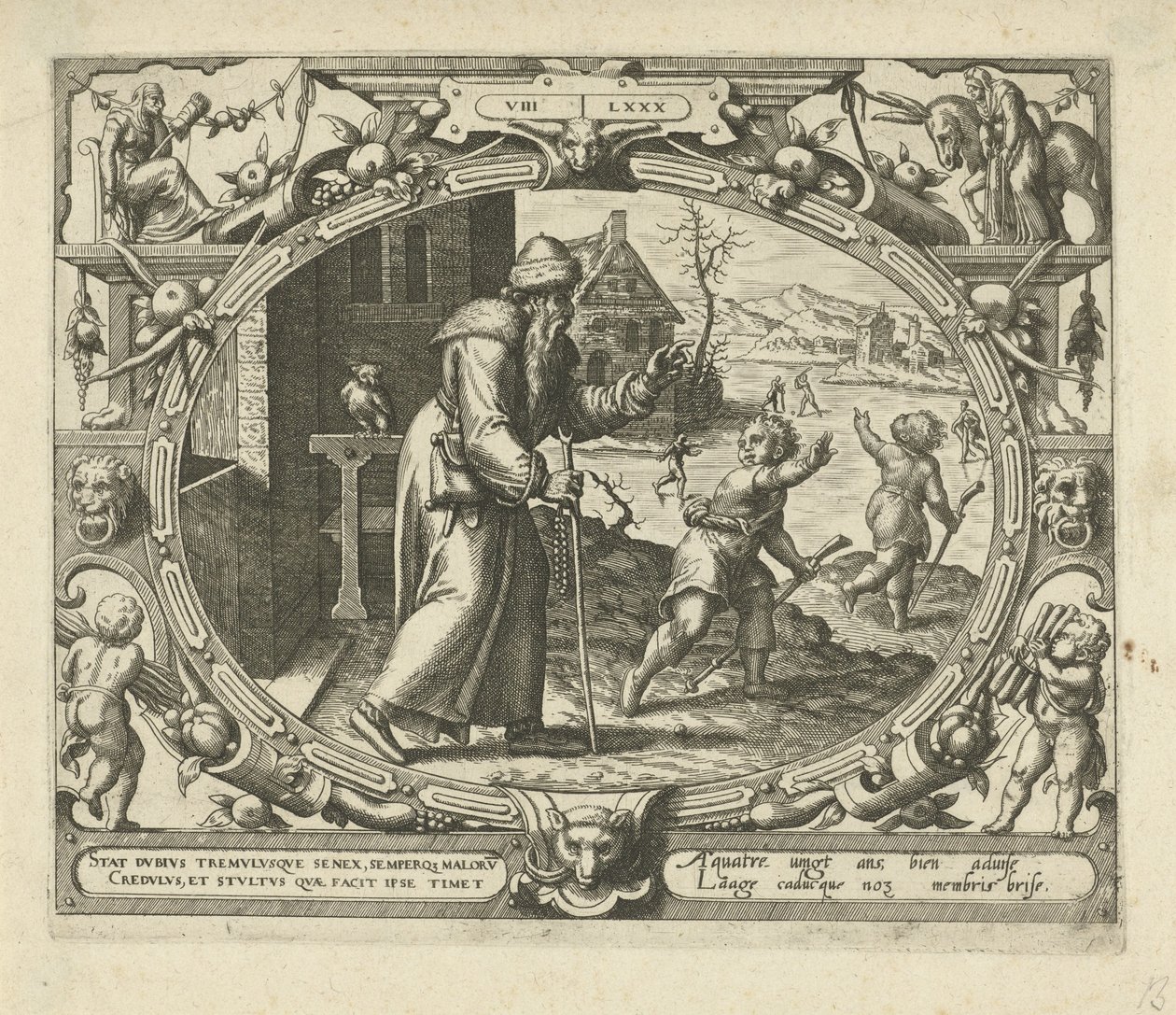 Man vid åttio års ålder Ten Ages of Man (serietitel) av Gerard van Groeningen