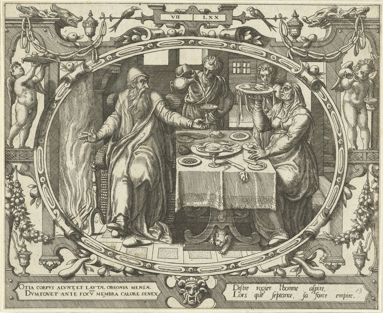 Man i en ålder av sjuttio Ten Ages of Man (serietitel) av Gerard van Groeningen