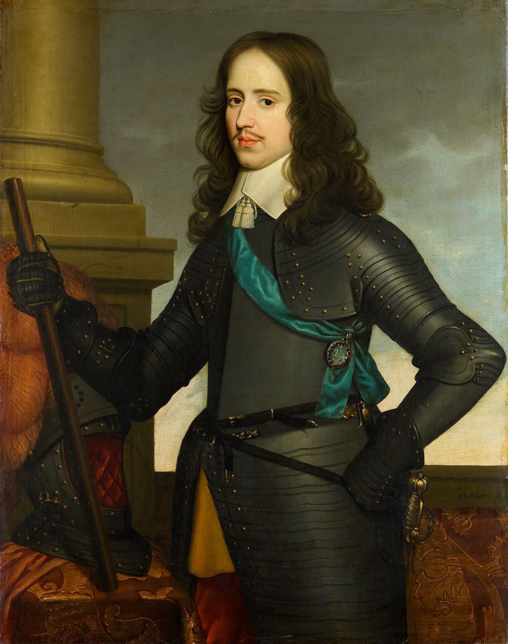 Porträtt av Willem II (1626-1650), Prins av Orange av Gerard van Honthorst (workshop of)