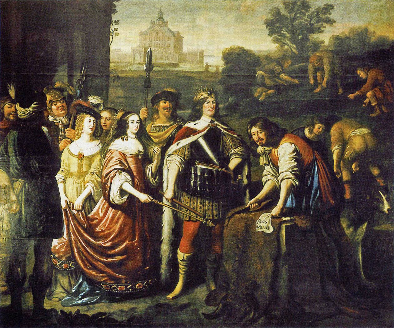 Allegori över grundandet av Oranienburg av Gerard van Honthorst