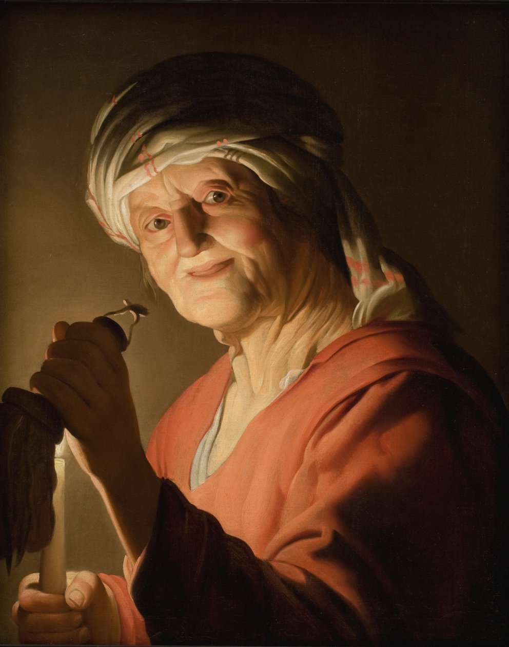 En gammal kvinna av Gerard van Honthorst