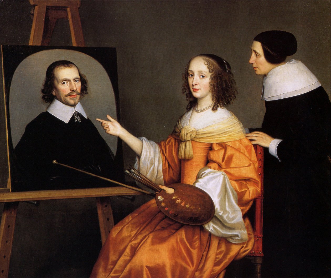Nederländska: Margaretha Maria de Roodere (ca 1625-1666) Margaretha Maria de Roodere (ca 1625-1666) av Gerard van Honthorst