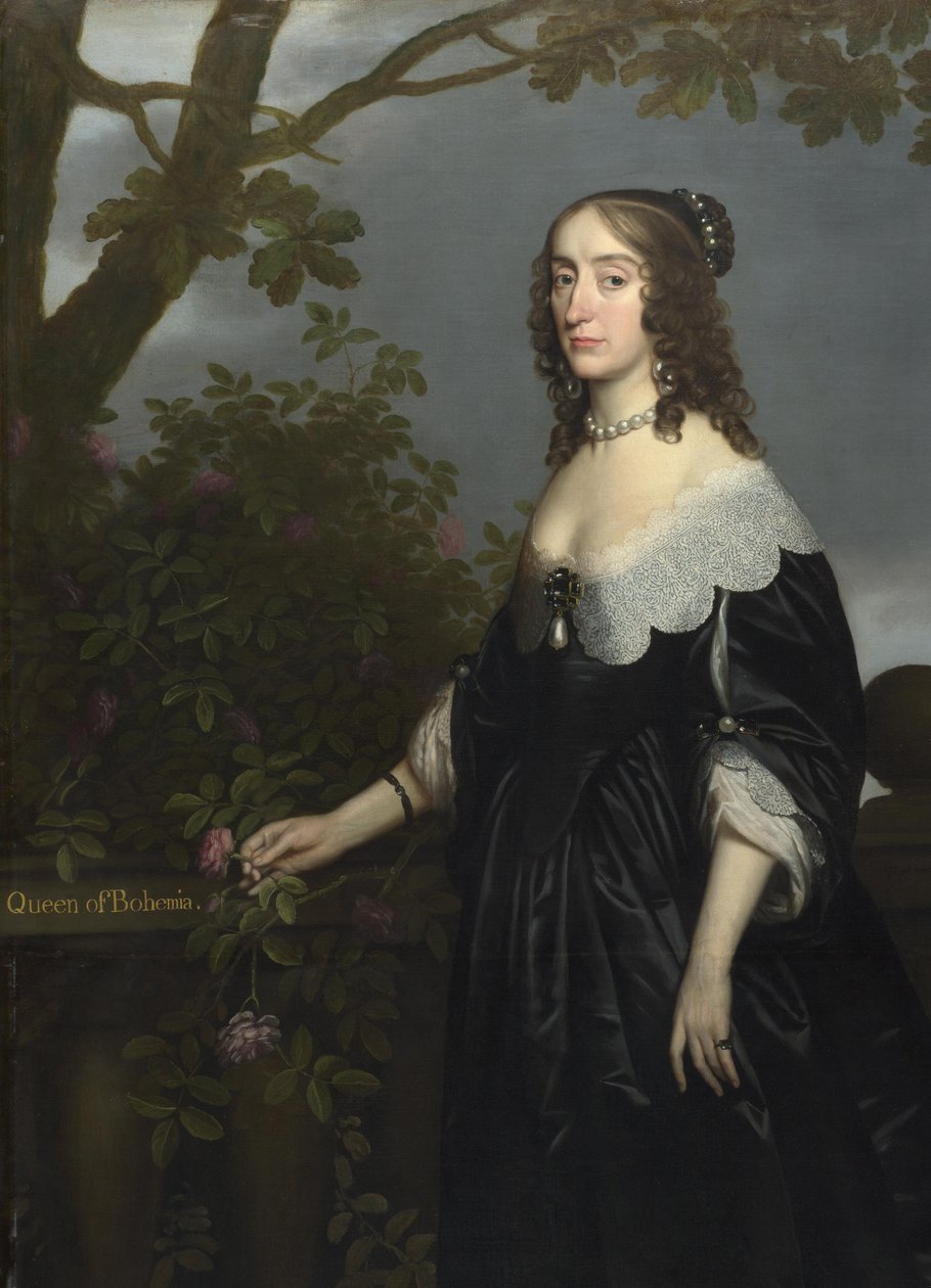 Elizabeth Stuart, drottning av Böhmen av Gerard van Honthorst