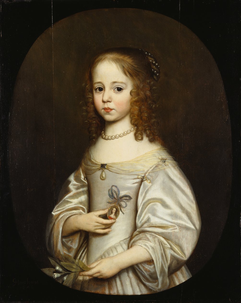 Prinsessan Maria av Oranien-Nassau (1642-1688) av Gerard van Honthorst