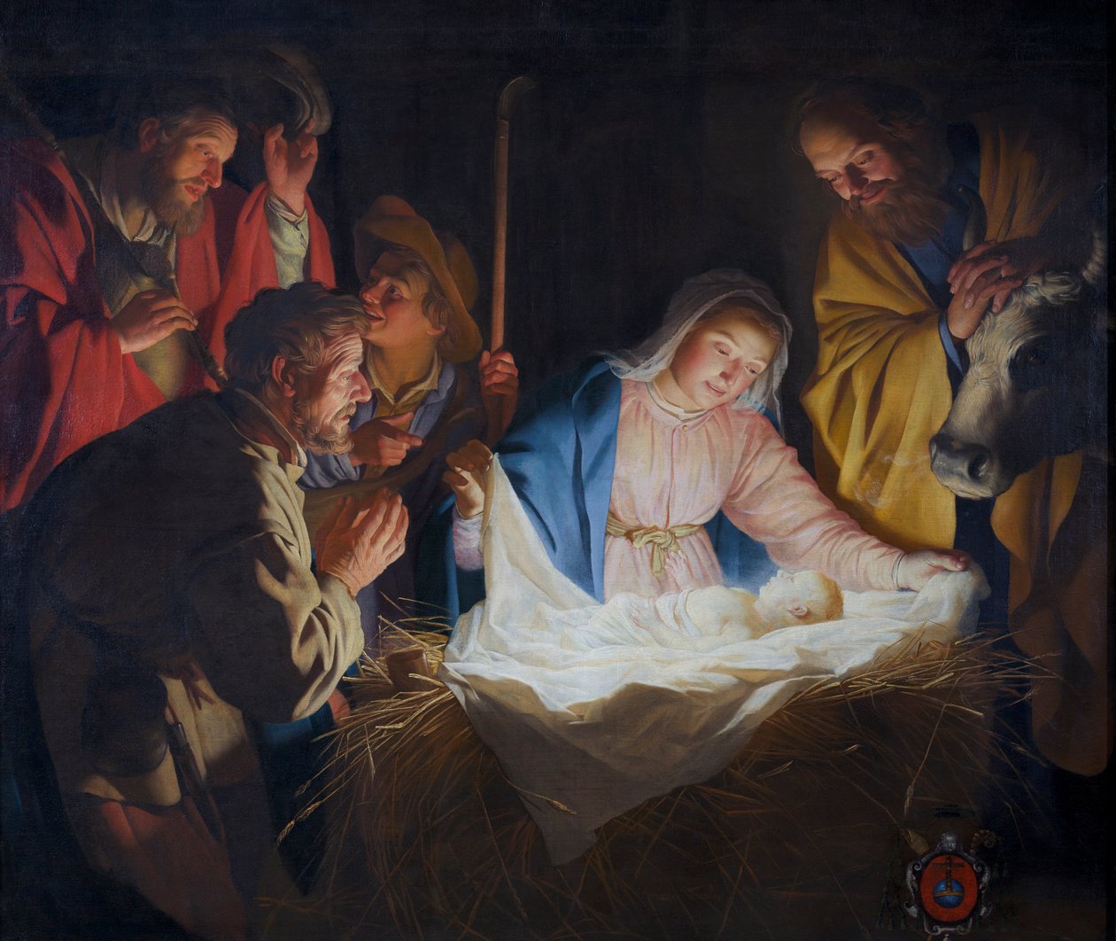 Herdarnas tillbedjan av Gerard van Honthorst
