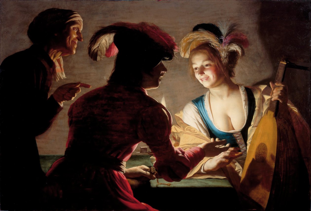 Procuressorn av Gerard van Honthorst