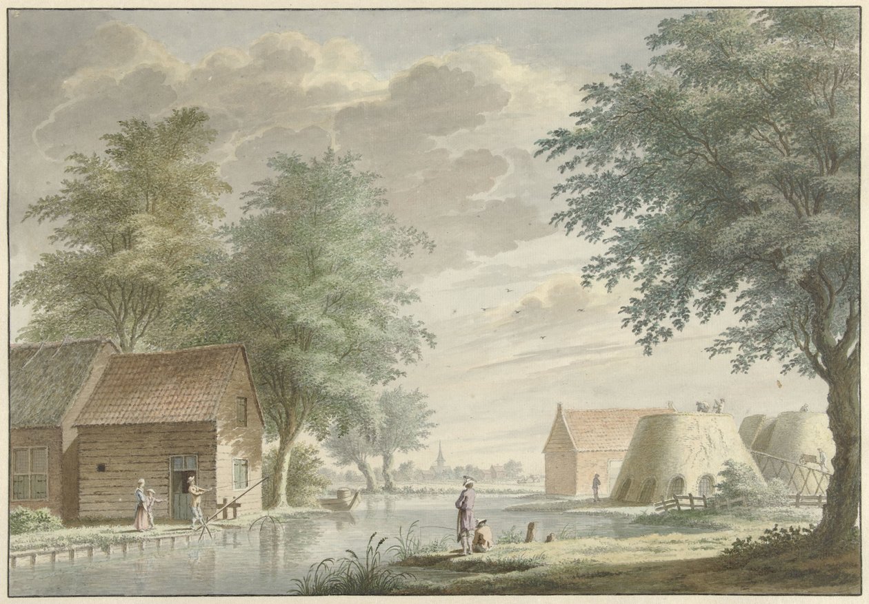 Kalkugnar vid Hillegom av Gerard van Rossum