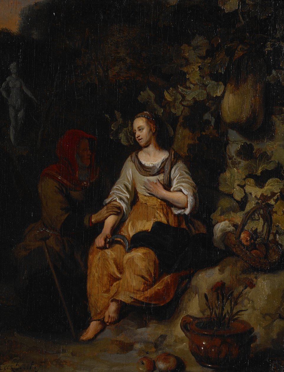 Vertumnus och Pomona av Gerbrand van den Eeckhout