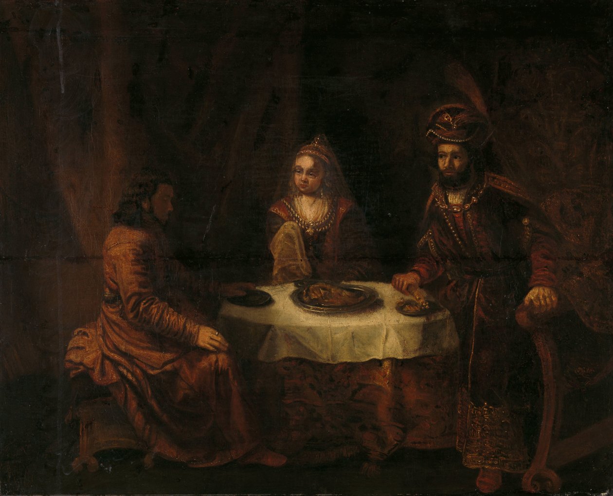 Ahasveros vrede av Gerbrand van den Eeckhout (manner of)