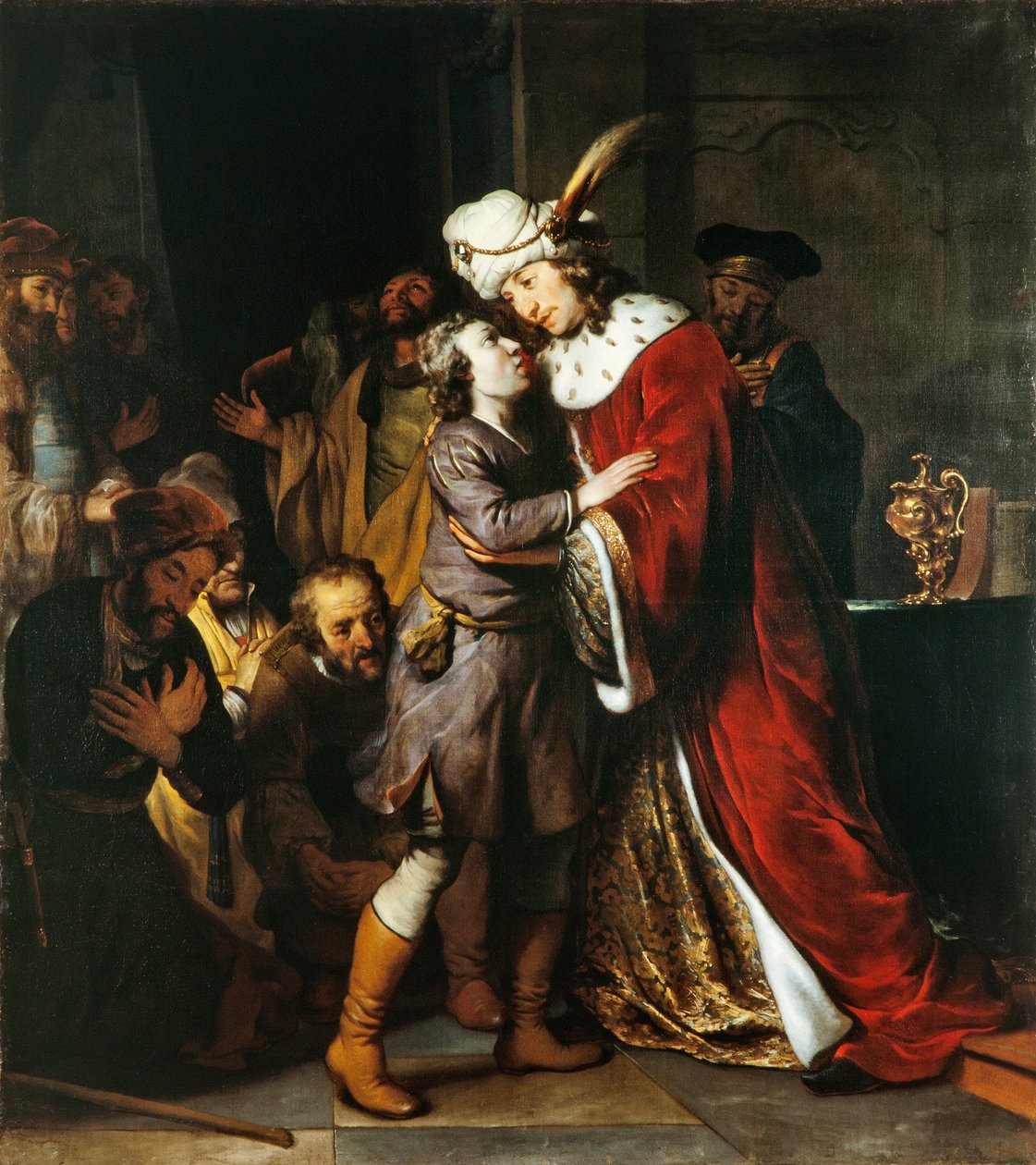 Joseph och hans bröder, 1657 av Gerbrandt van den Eeckhout