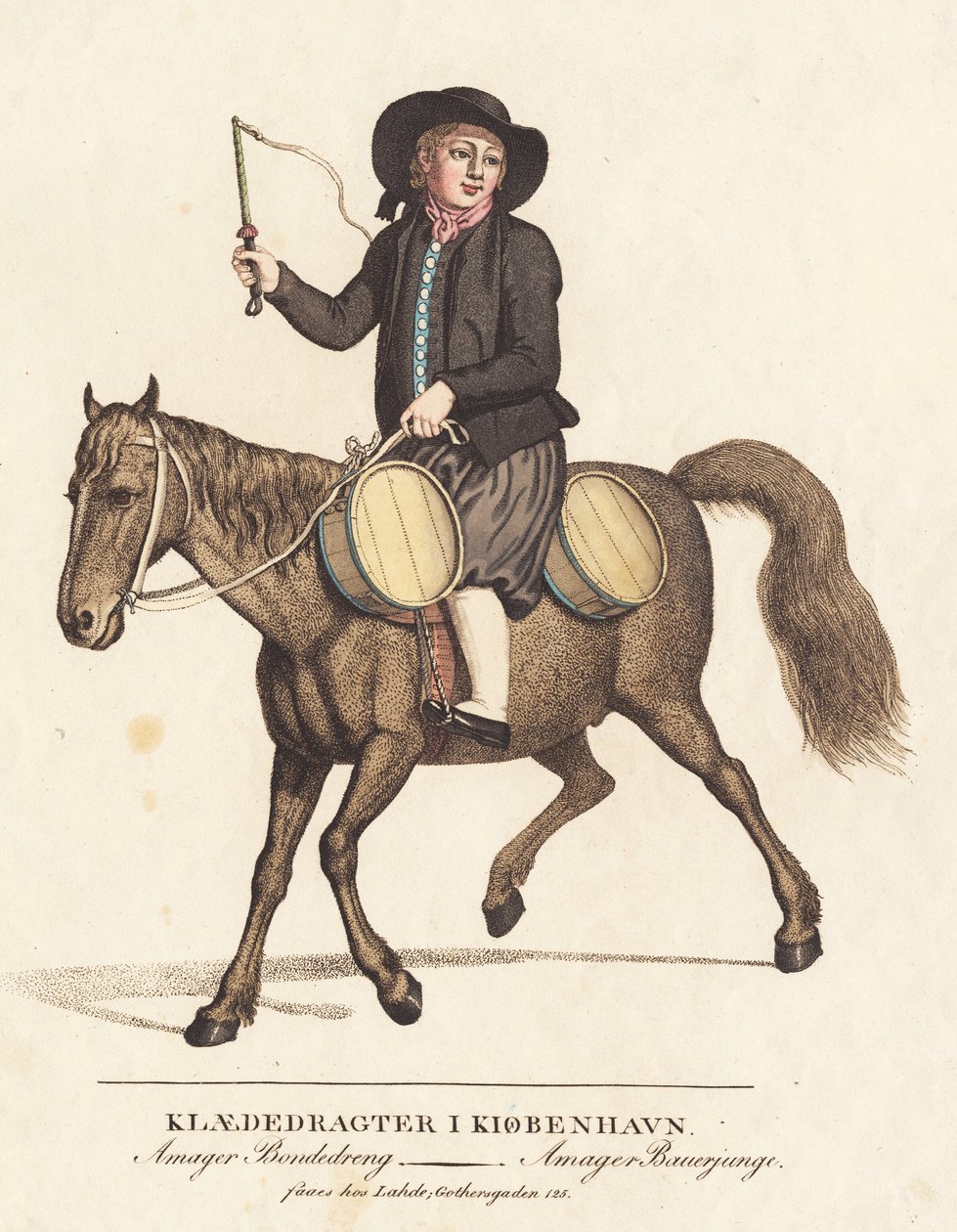 Amager bondpojke av Gerhard Ludvig Lahde