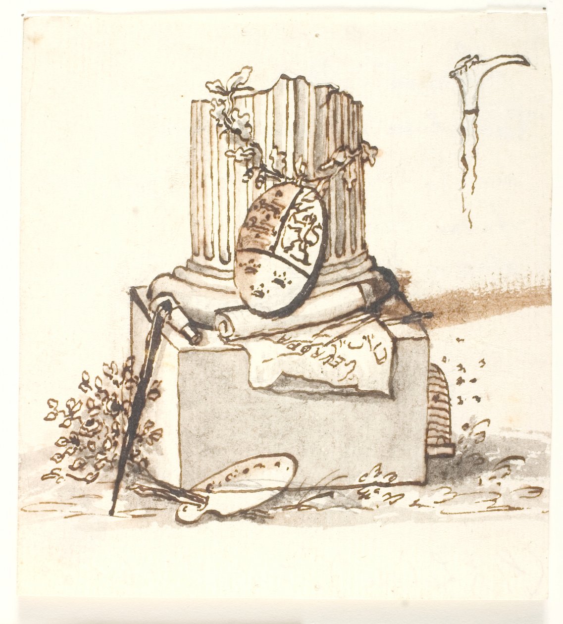 En trasig pelare av Gerhard Ludvig Lahde