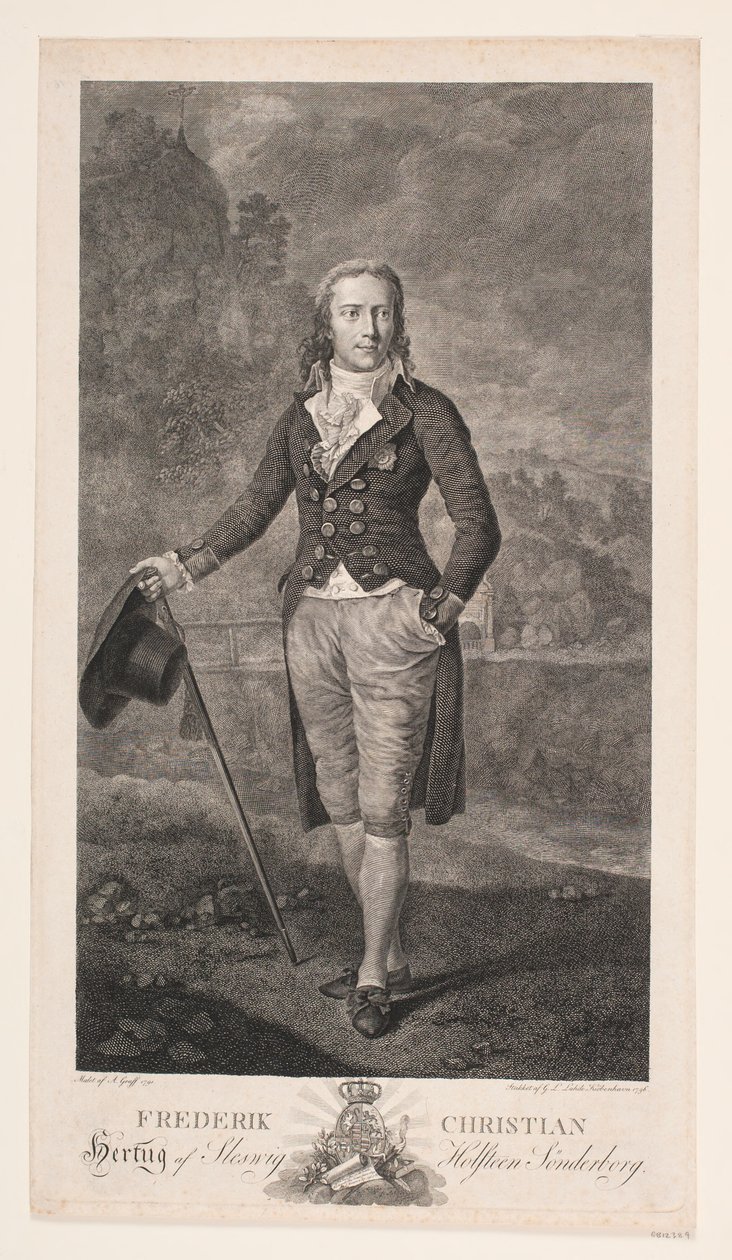 Frederik Christian, hertig av Schleswig av Gerhard Ludvig Lahde