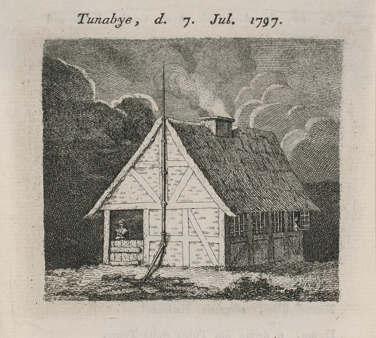 Hus med åskledare av Gerhard Ludvig Lahde