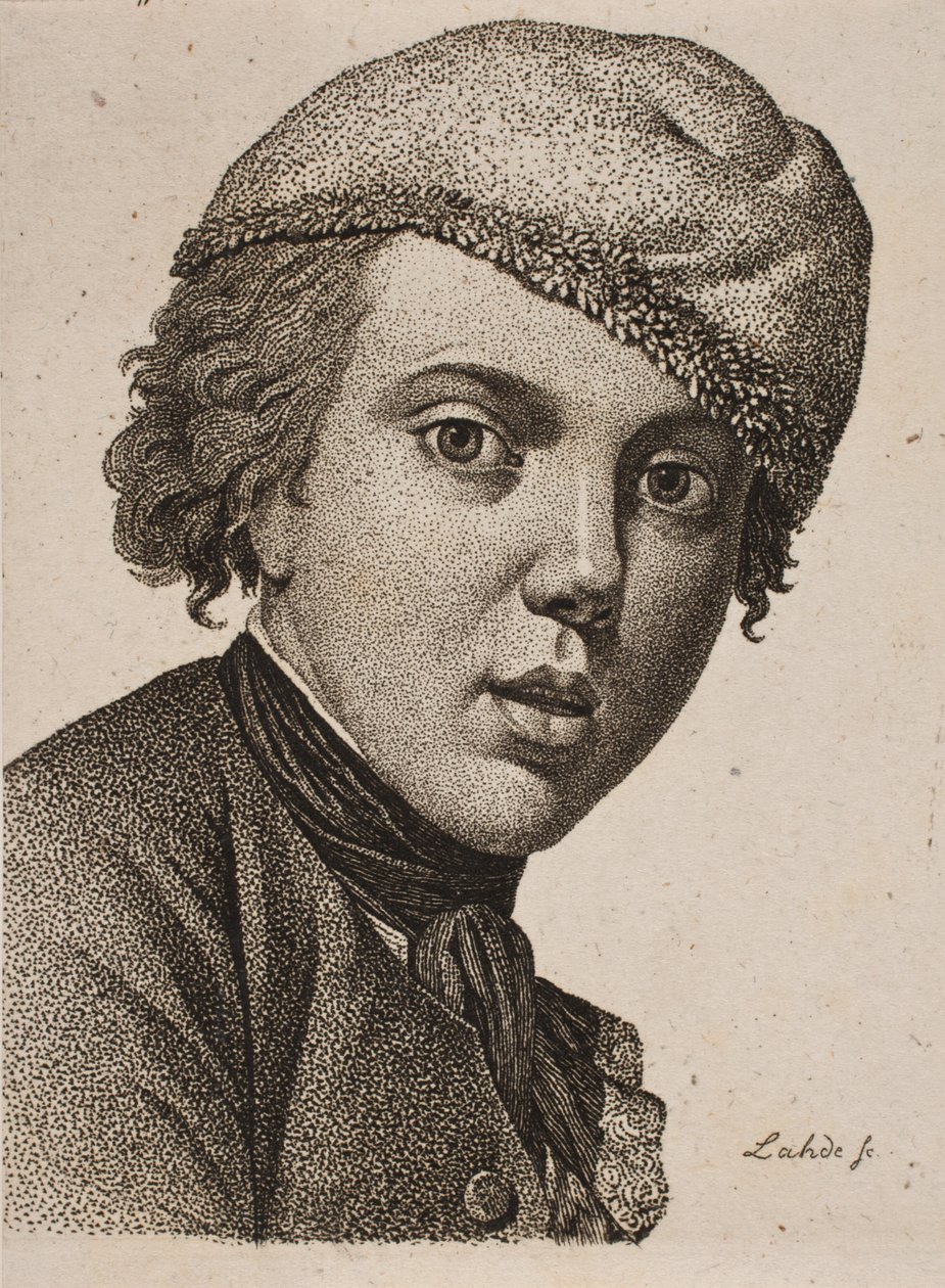 Jens Juel, Efter Juels självporträtt från 1767 av Gerhard Ludvig Lahde
