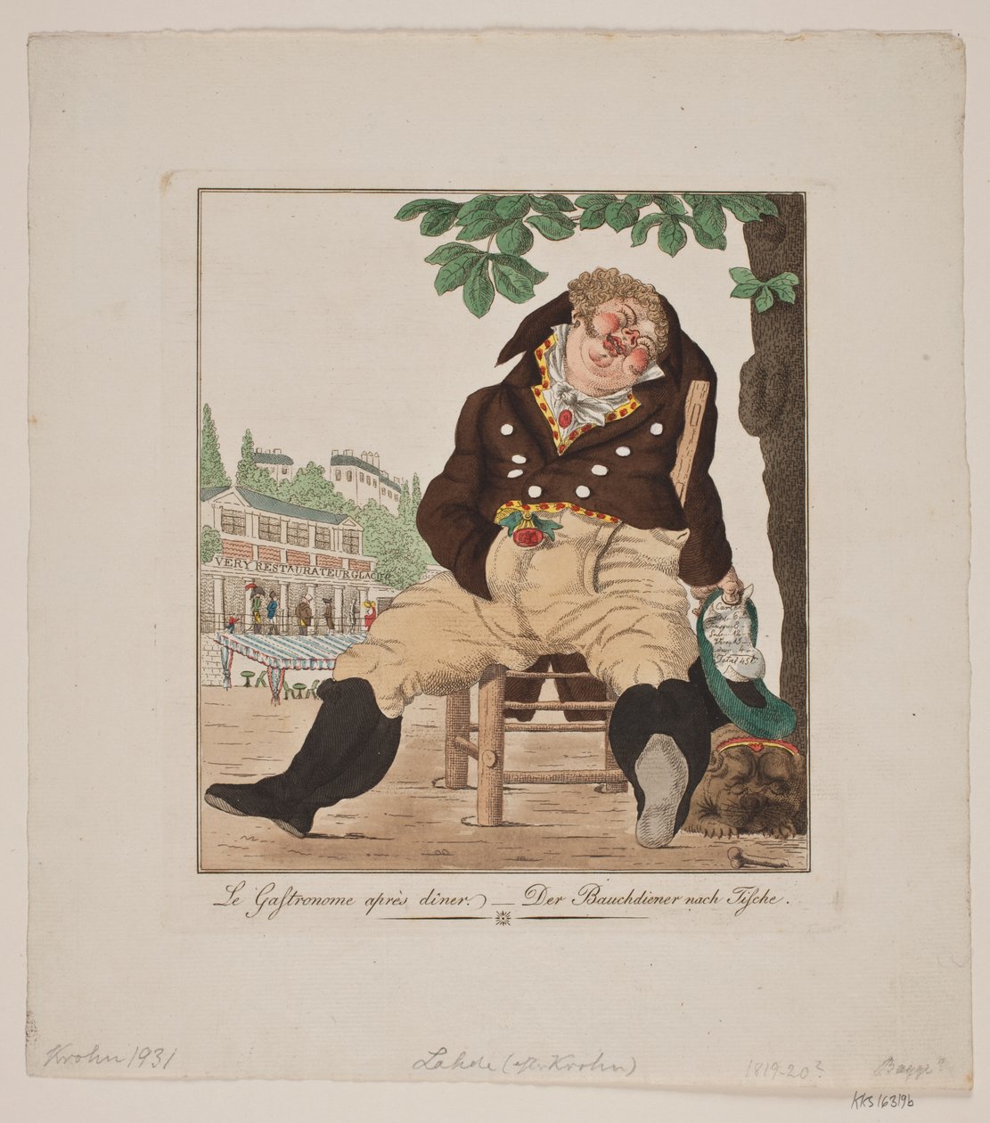 Gastronomen efter middagen av Gerhard Ludvig Lahde