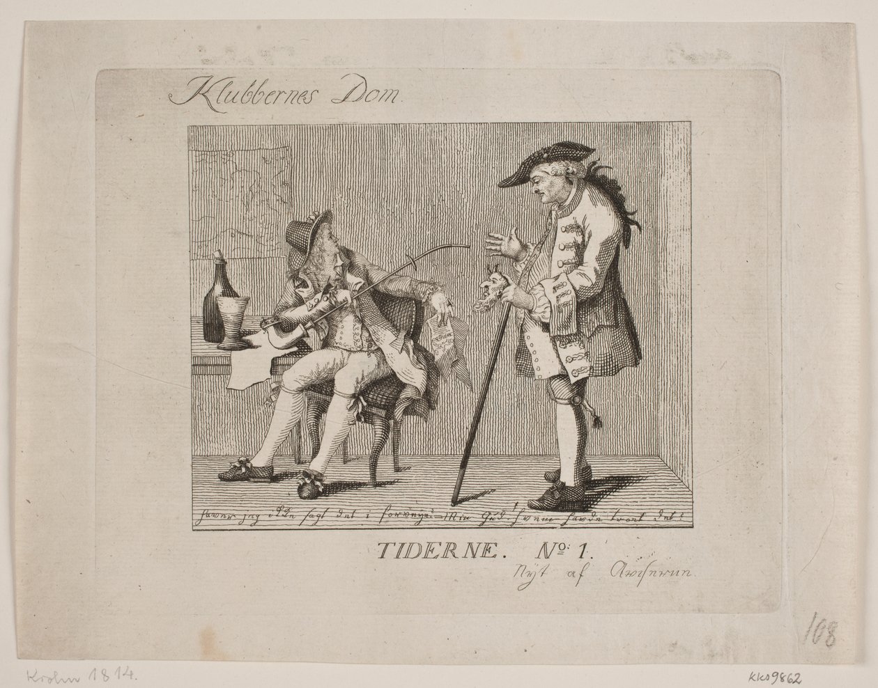 Tiderna nej. 1, Klubbarnas dom av Gerhard Ludvig Lahde