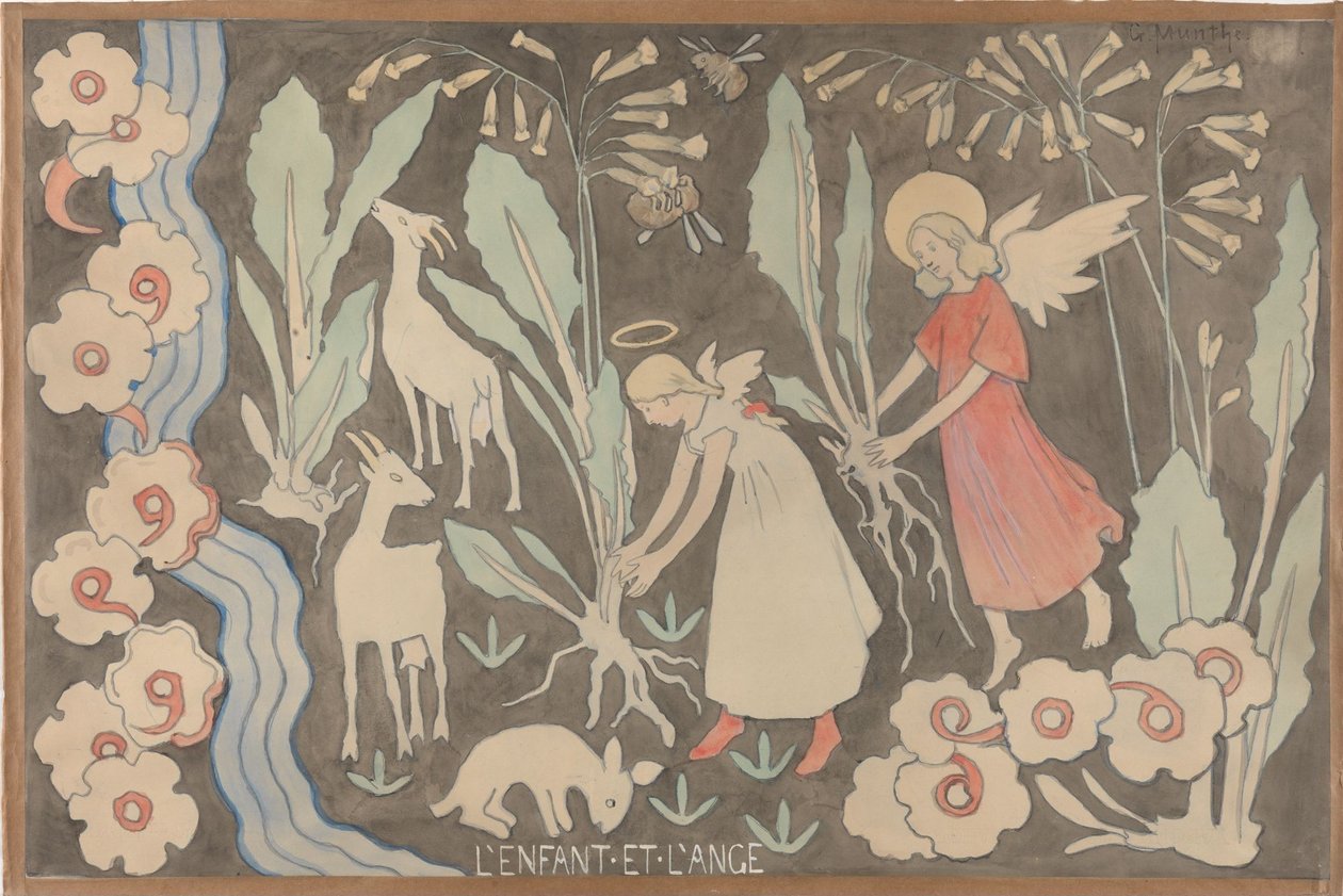 Barnet och ängeln av Gerhard Munthe