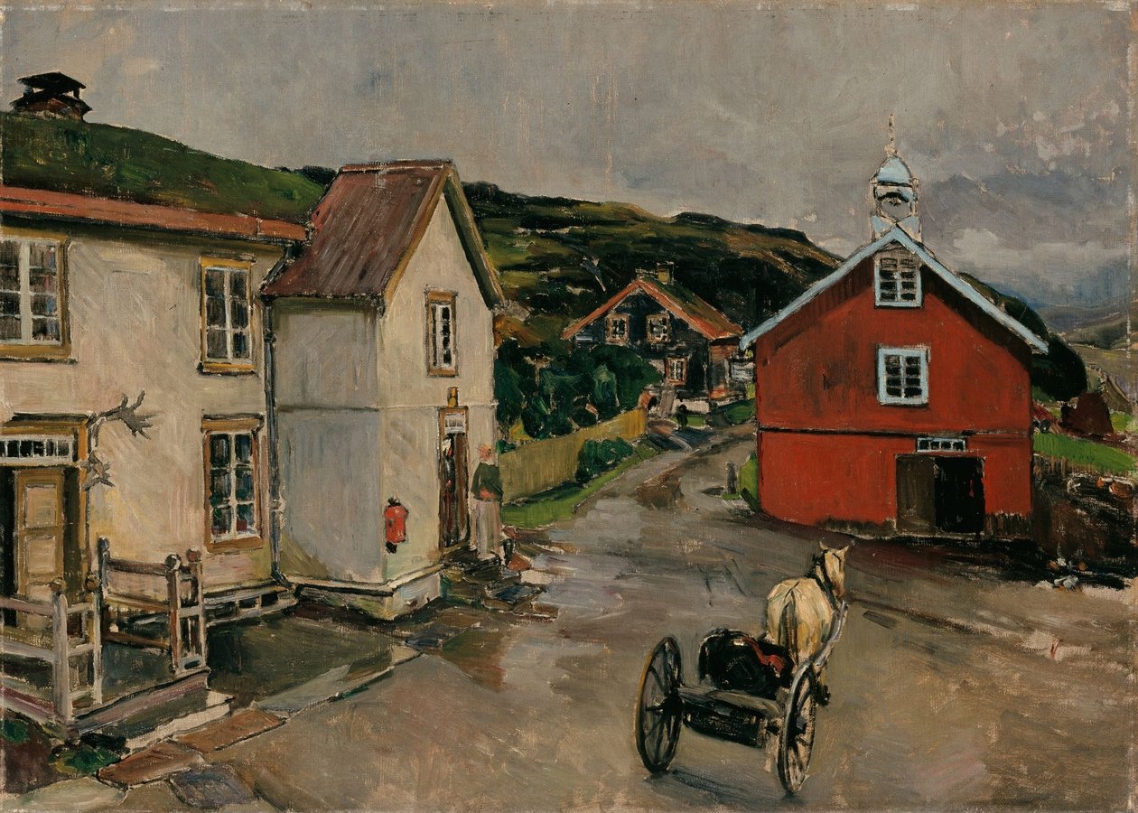 Gården i Kongsvoll av Gerhard Munthe