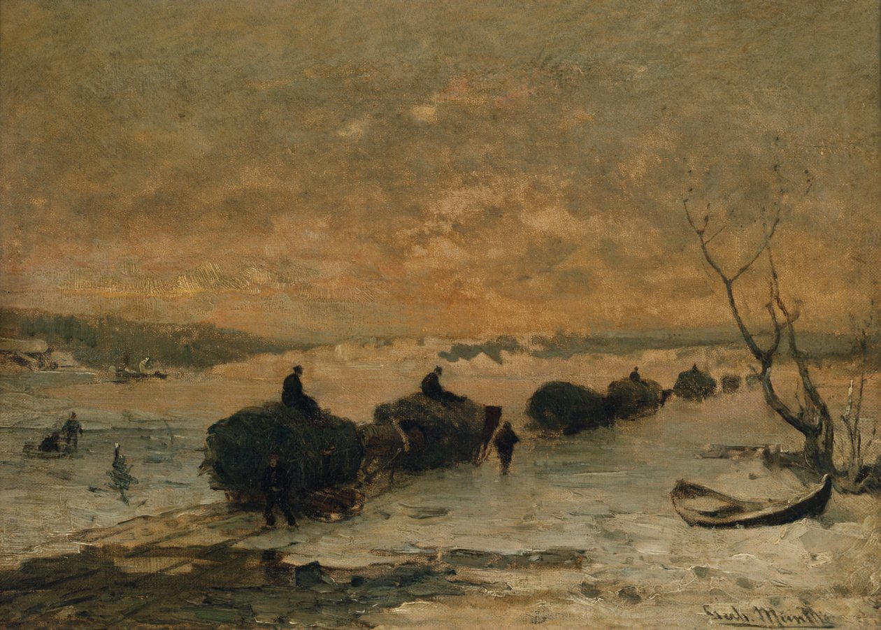 Kör hö över isen, senvintern av Gerhard Peter Frantz Vilhelm Munthe