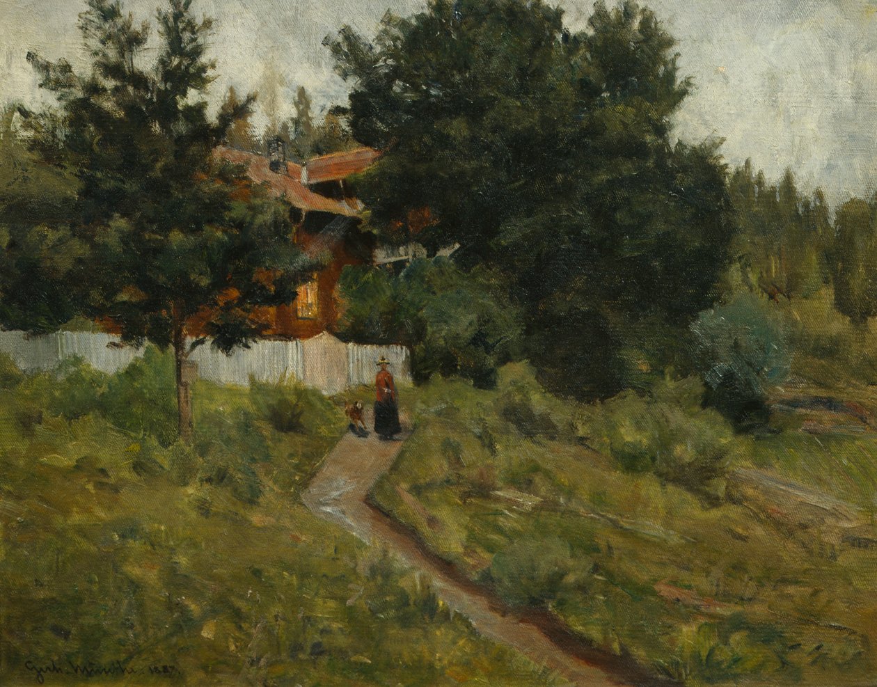 Kvinna och barn av Gerhard Peter Frantz Vilhelm Munthe