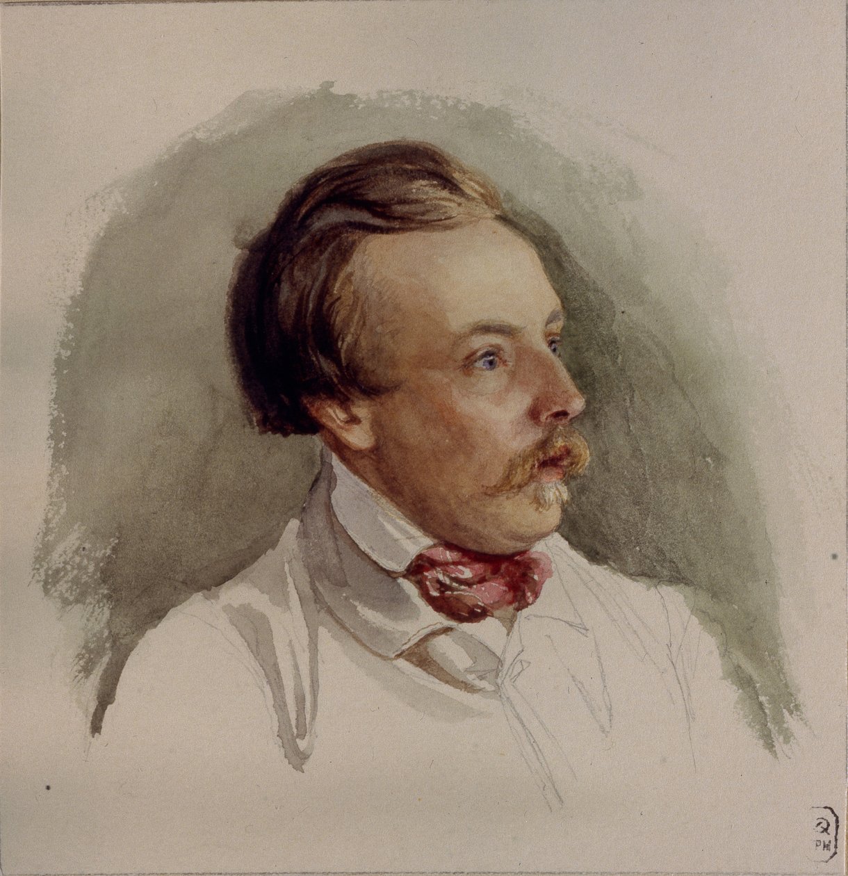 Porträtt av målaren Alexander von Kotzebue 1815-1889, 1840-talet av Gerhard Wilhelm Reutern von