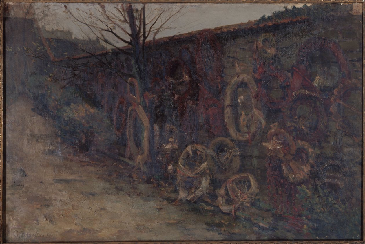 Den förenade muren på Père-Lachaise-kyrkogården av Germain Eugene Bonneton