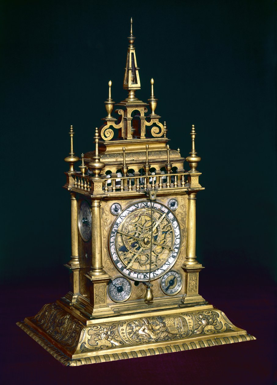 Augsburgs klocka, ca 1630 (metall) av German School