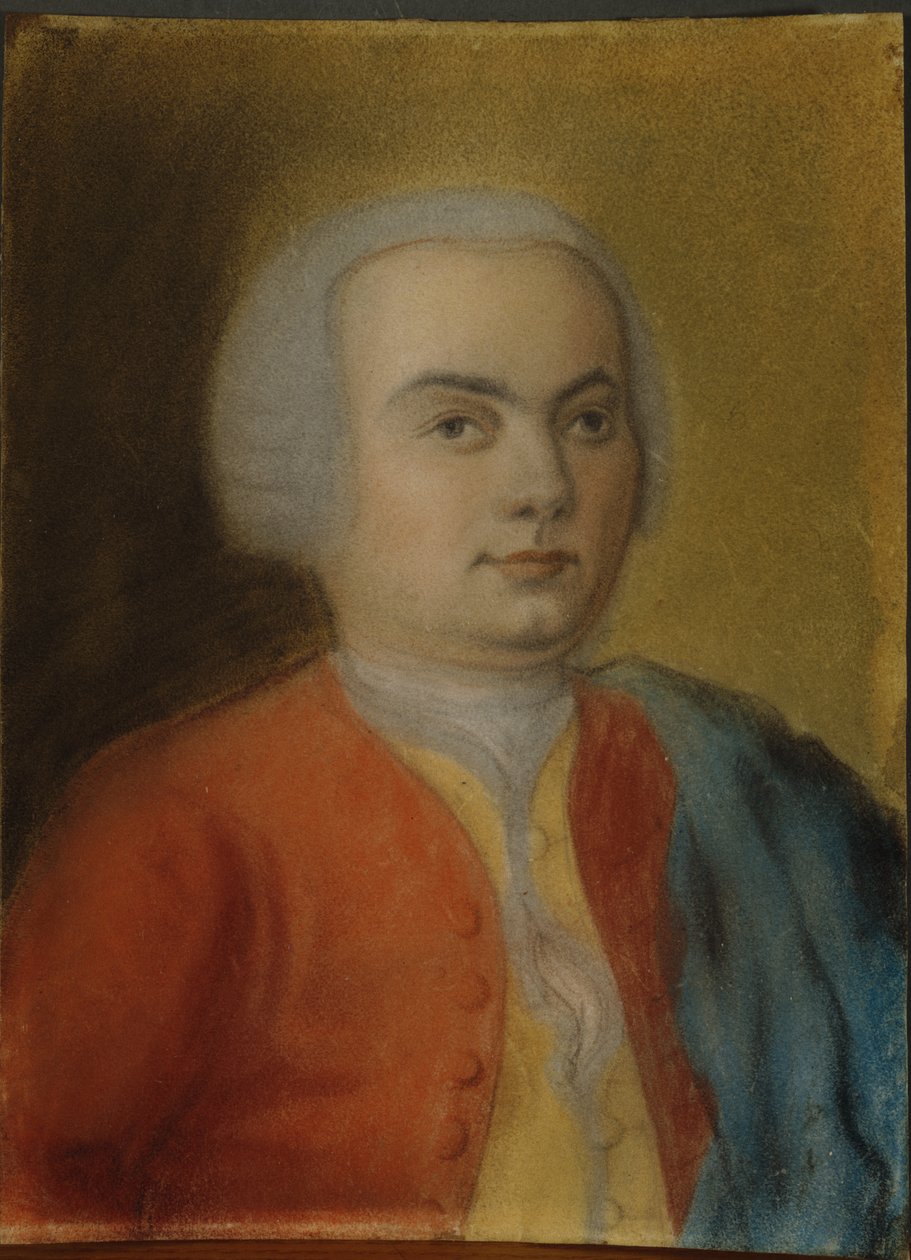 Carl Philipp Emanuel Bach, ca 1733 (pastell på papper) av German School