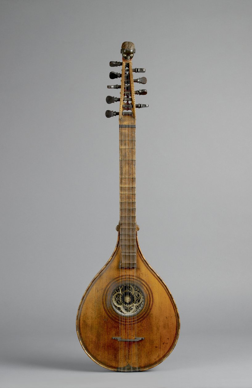Cittern (tall, lönn, platan) av German School